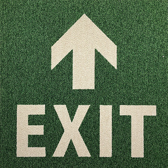 矢印+EXIT